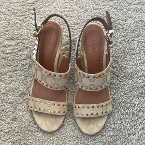 Coach sandals